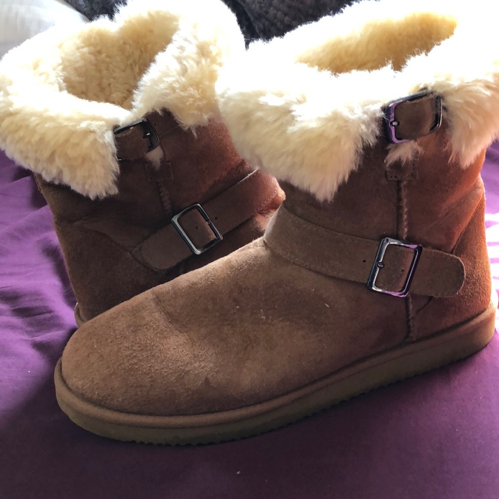 Sheep skin boots